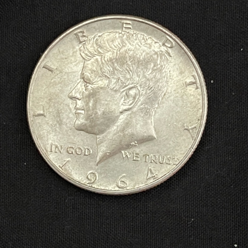 1964 Kennedy Half Dollar Coin - Silver - Collectible Coin - circulated